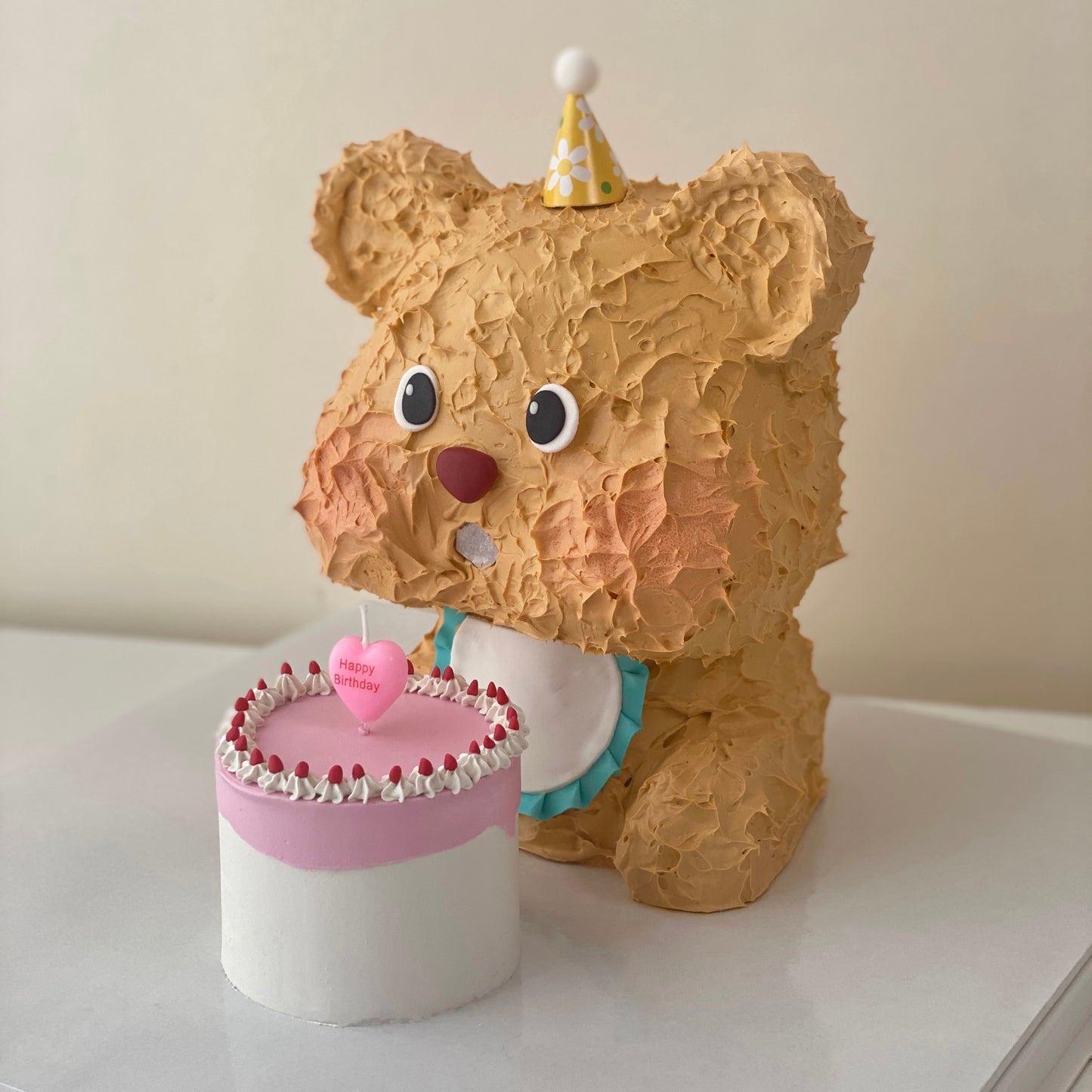 3D Butter Birthday Customise Cake