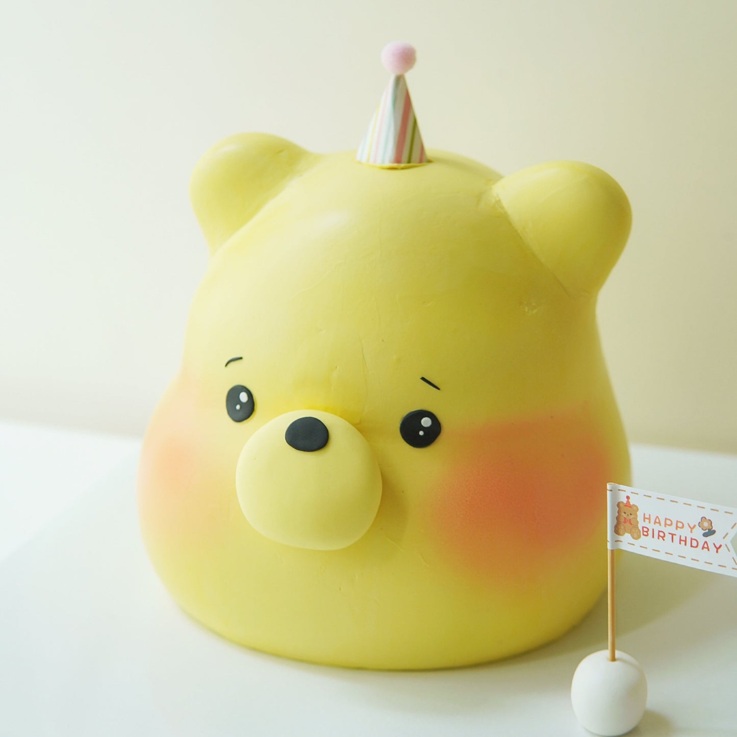 Pooh Head Customise Cake 8inch Top up