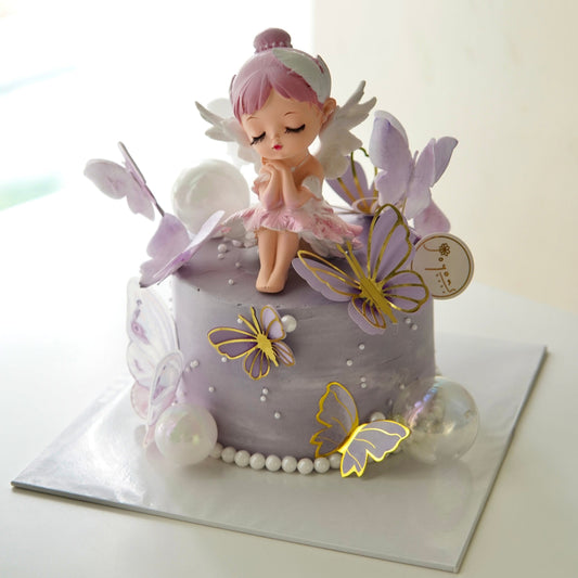 Angel Butterfly Theme Customise Cake