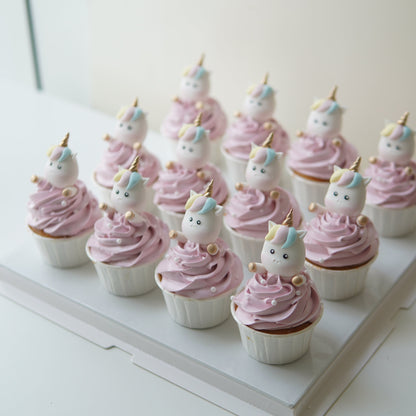 Unicorn Themed Fondant Cupcake 12pcs