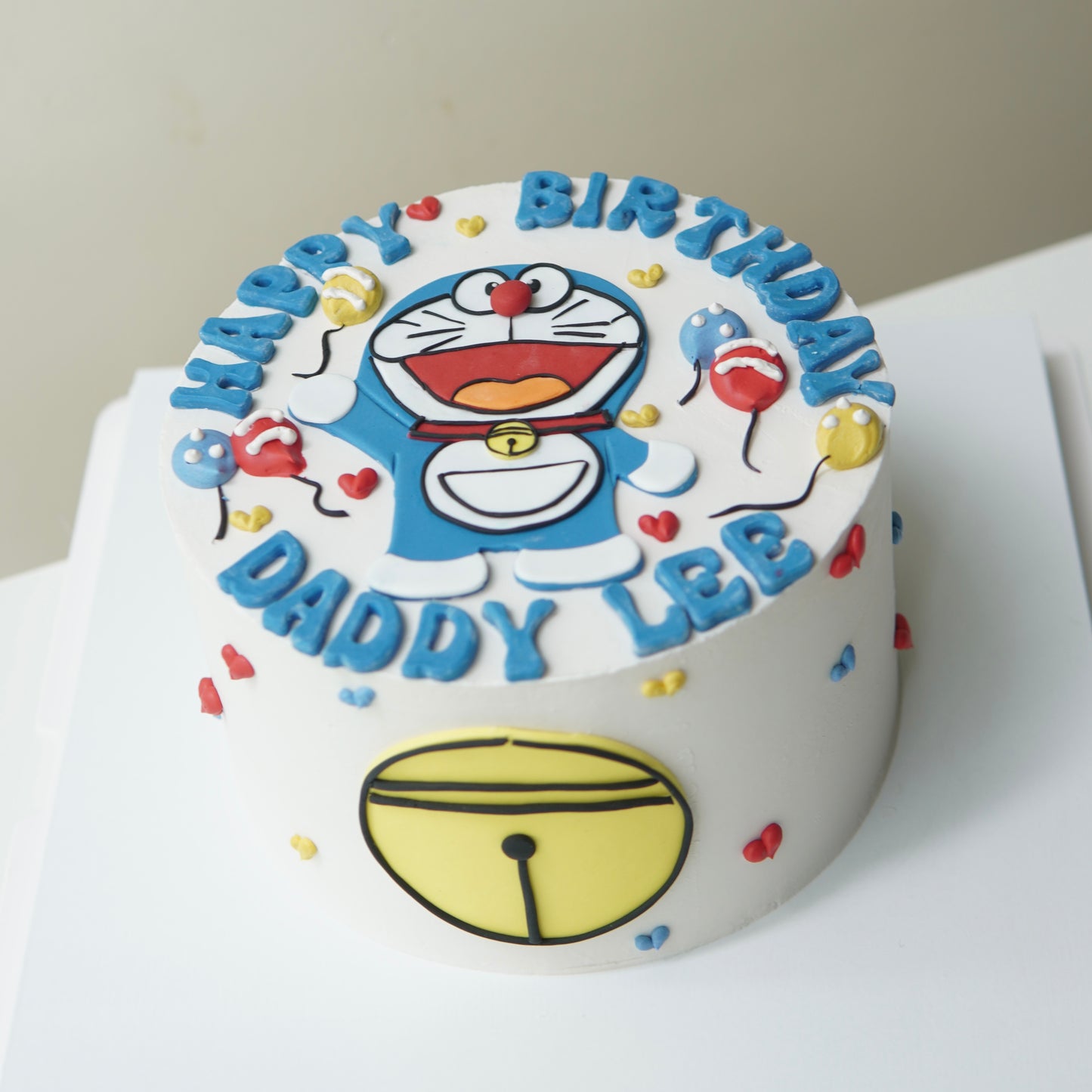 Doraemon 2D Fondant Design Customise Cake