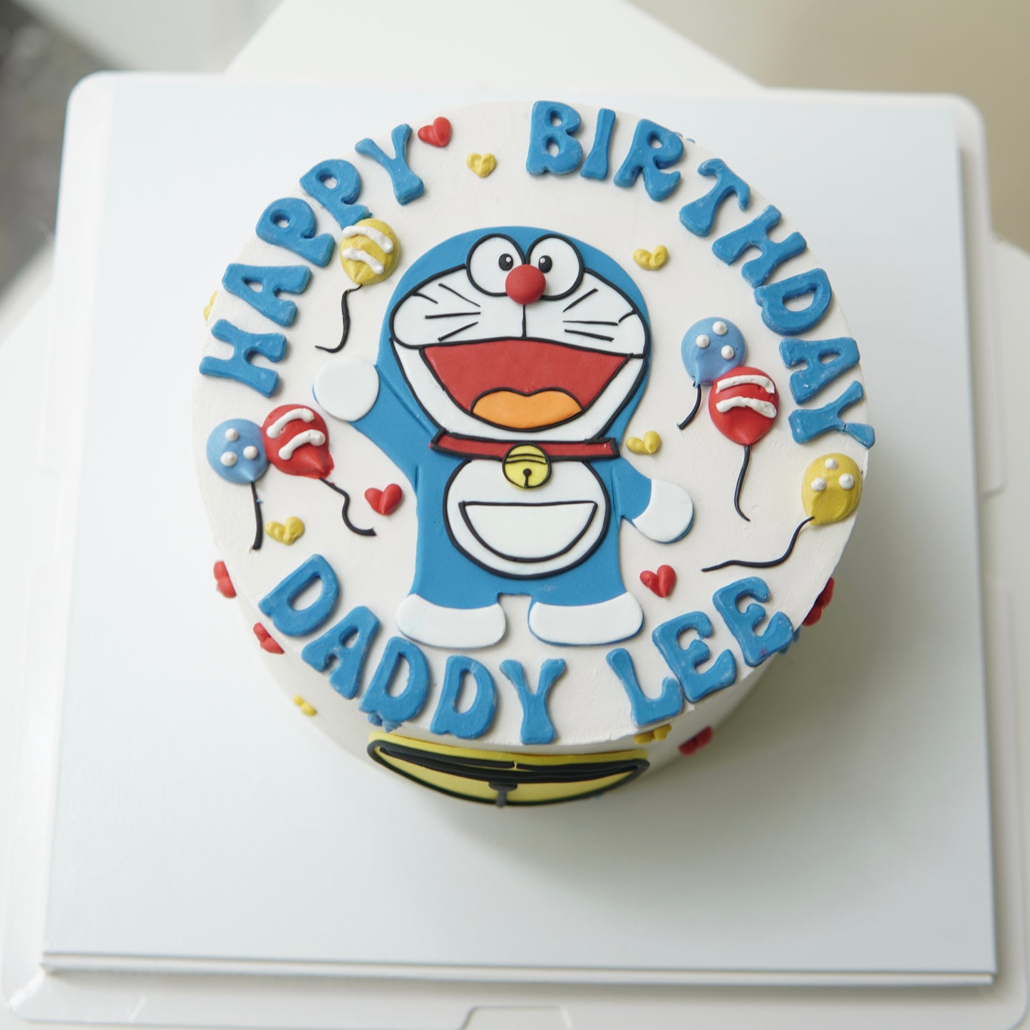 Doraemon 2D Fondant Design Customise Cake