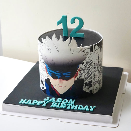 Jujutsu Kaisen Satoru Theme Customise Cake