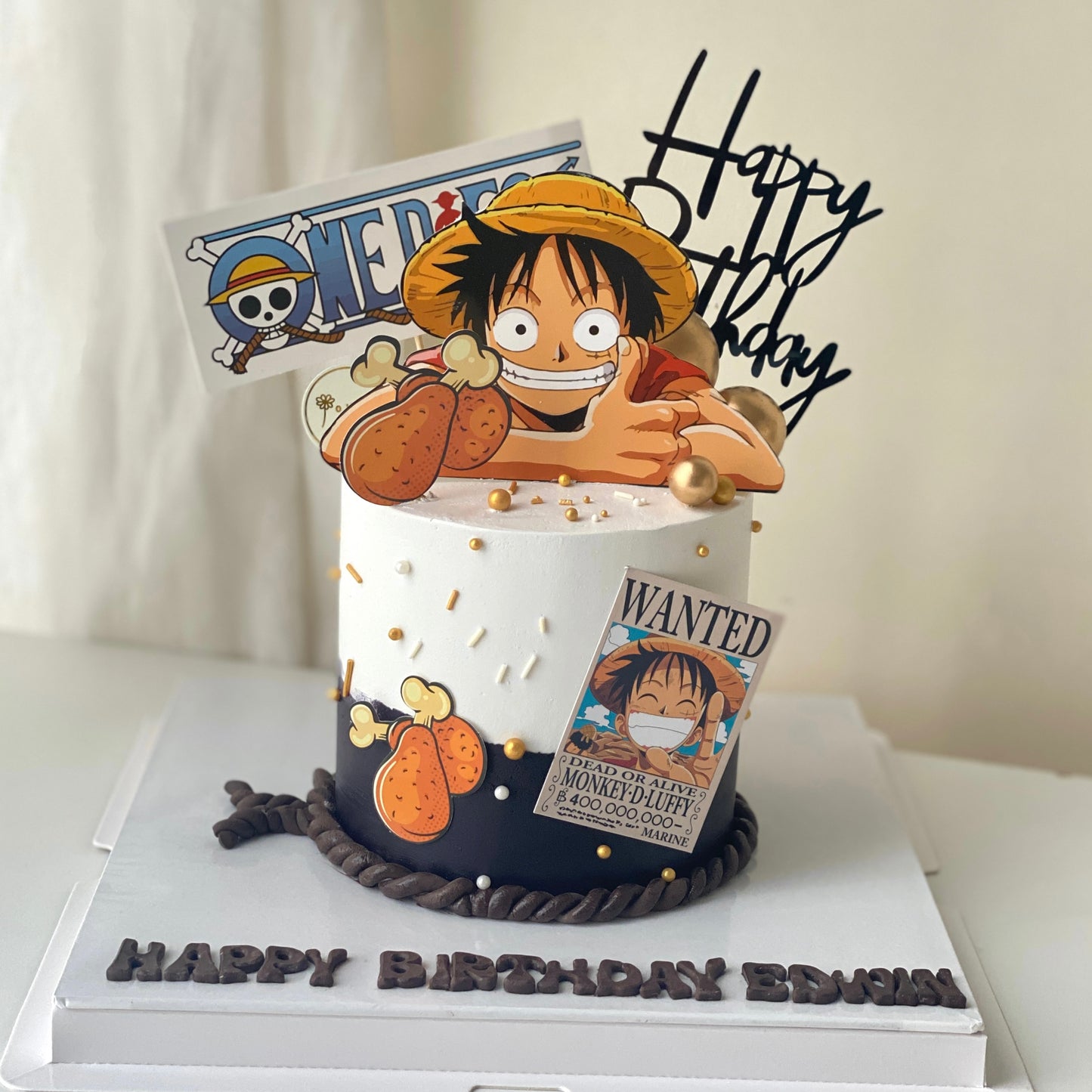 One Piece Theme Customise Cake