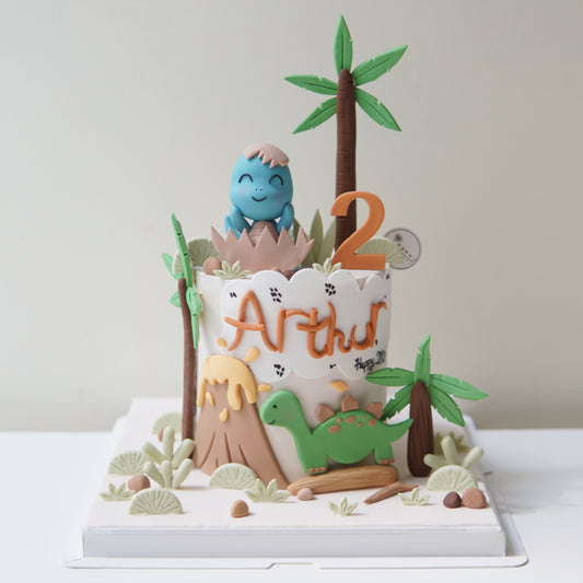 Dinosaur World Customise Cake