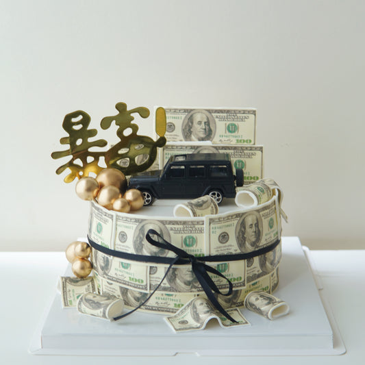 STRIKE IT RICH！Money Customise Cake