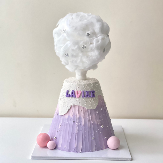 Dreamy Cloud Volcano Customise Cake