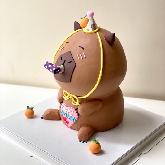 3D Capybara Birthday Customise Cake