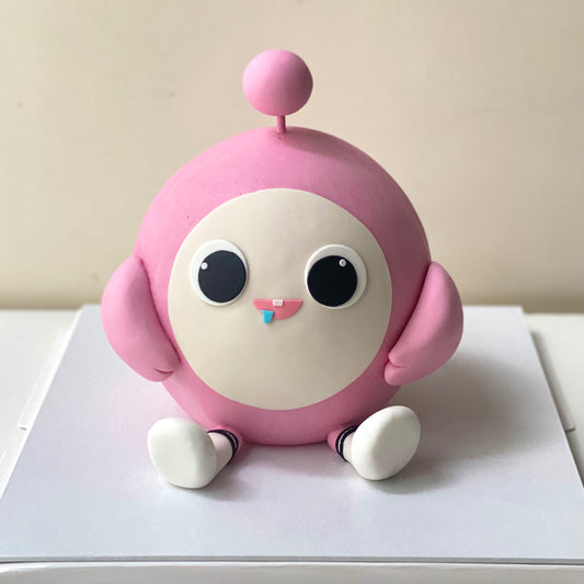 Pink Eggy 3D Customise Cake