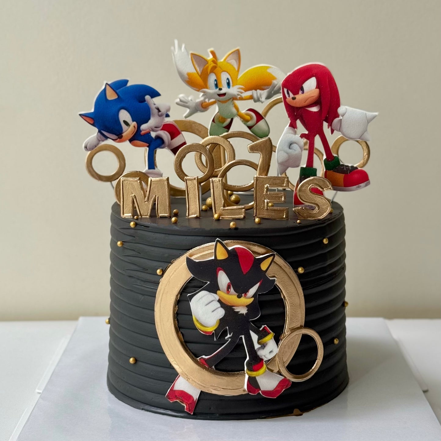 Sonic Hedgehog Theme Customise Cake