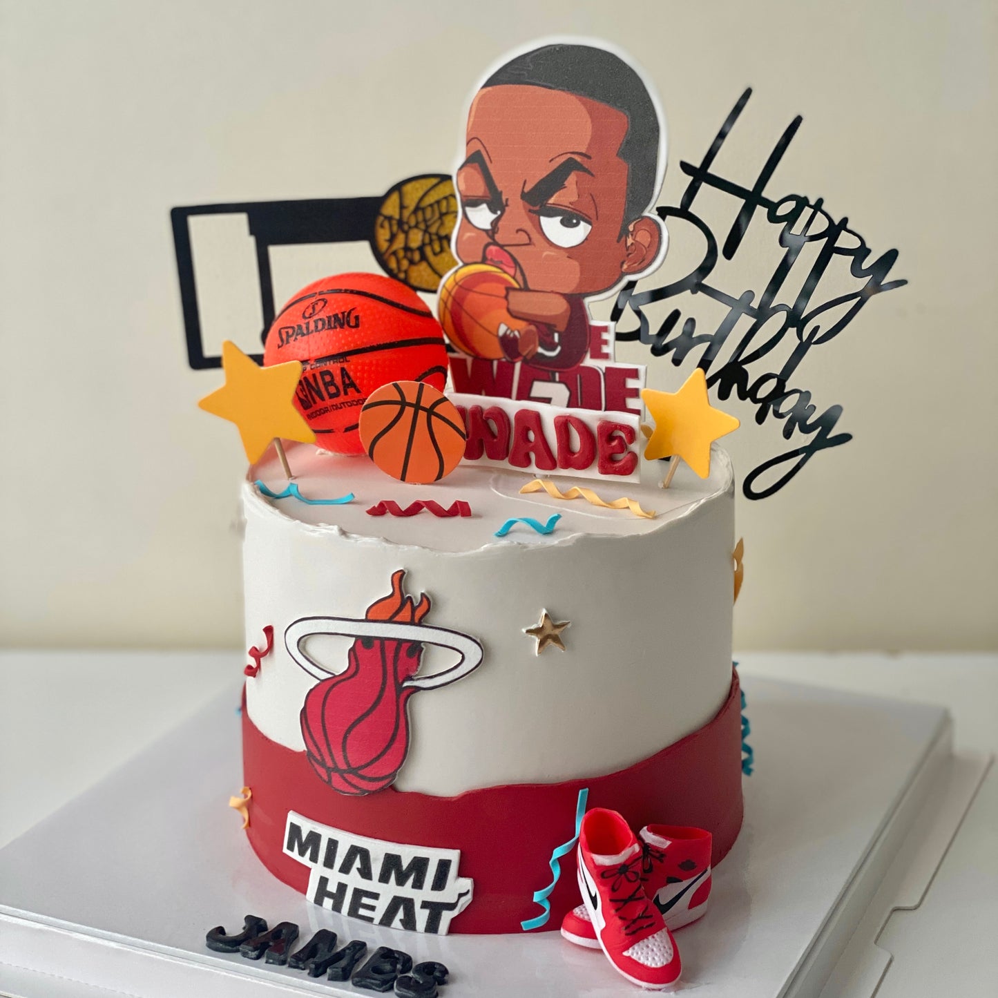 Basketball Theme Customise Cake