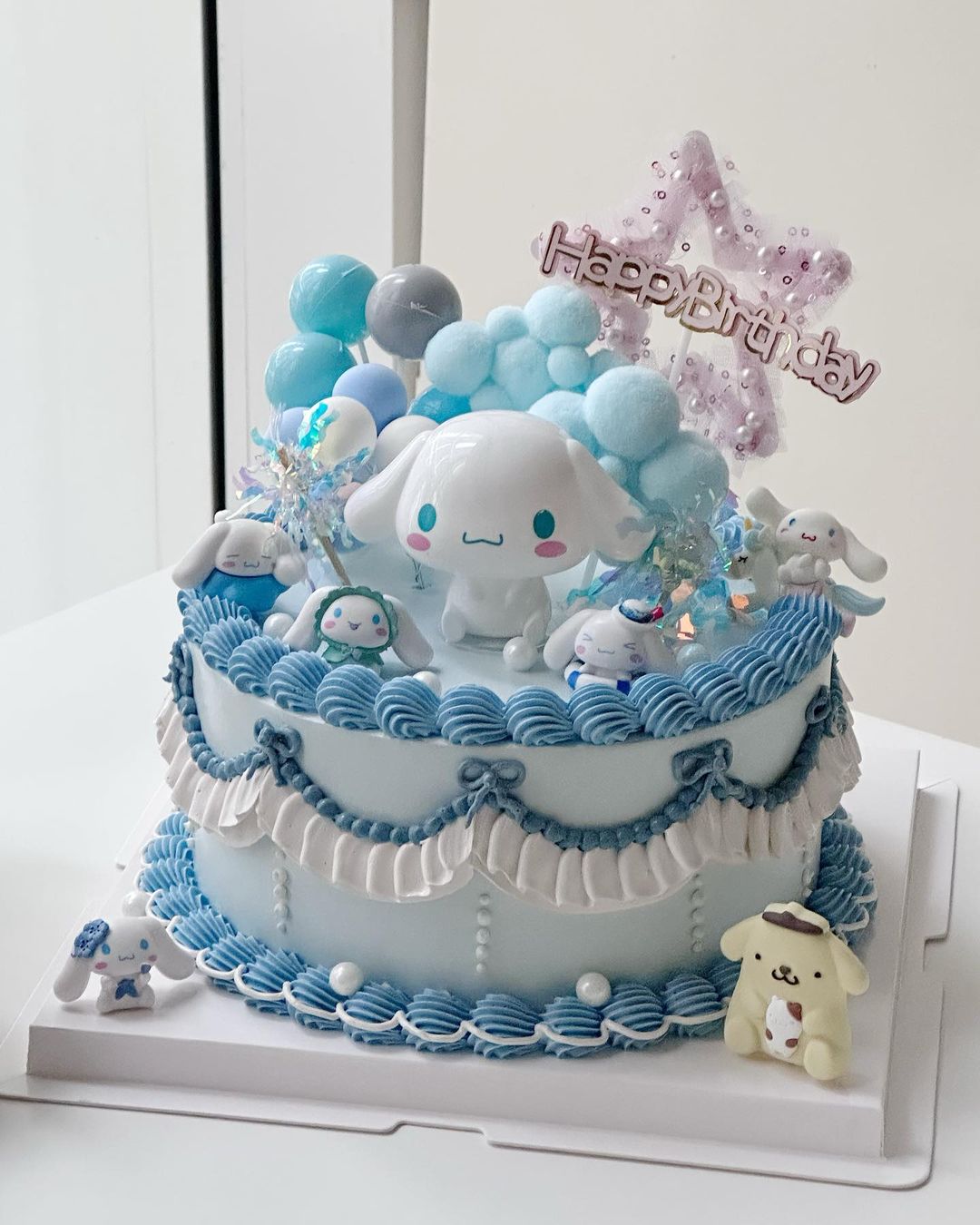 Cinnamoroll and Friends Celebrate Birthday Pink/Blue