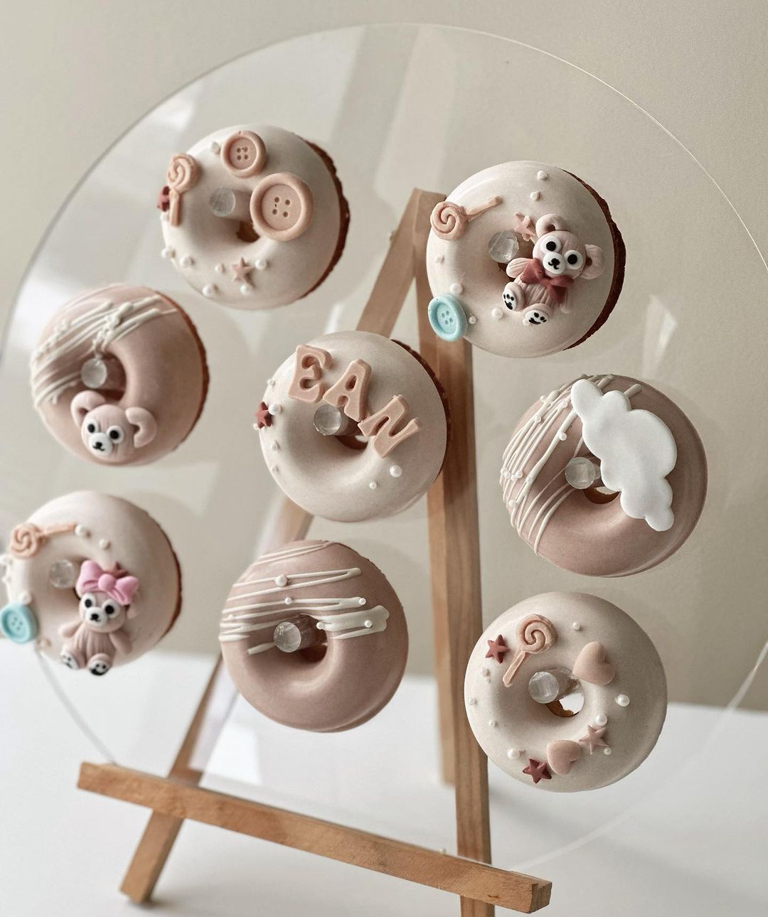 Bear Theme Donut Design 12pcs