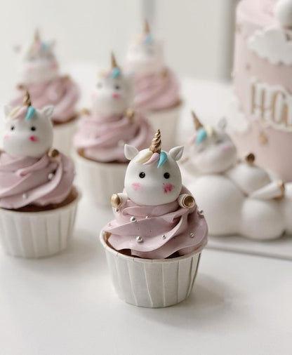 Unicorn Themed Fondant Cupcake 12pcs