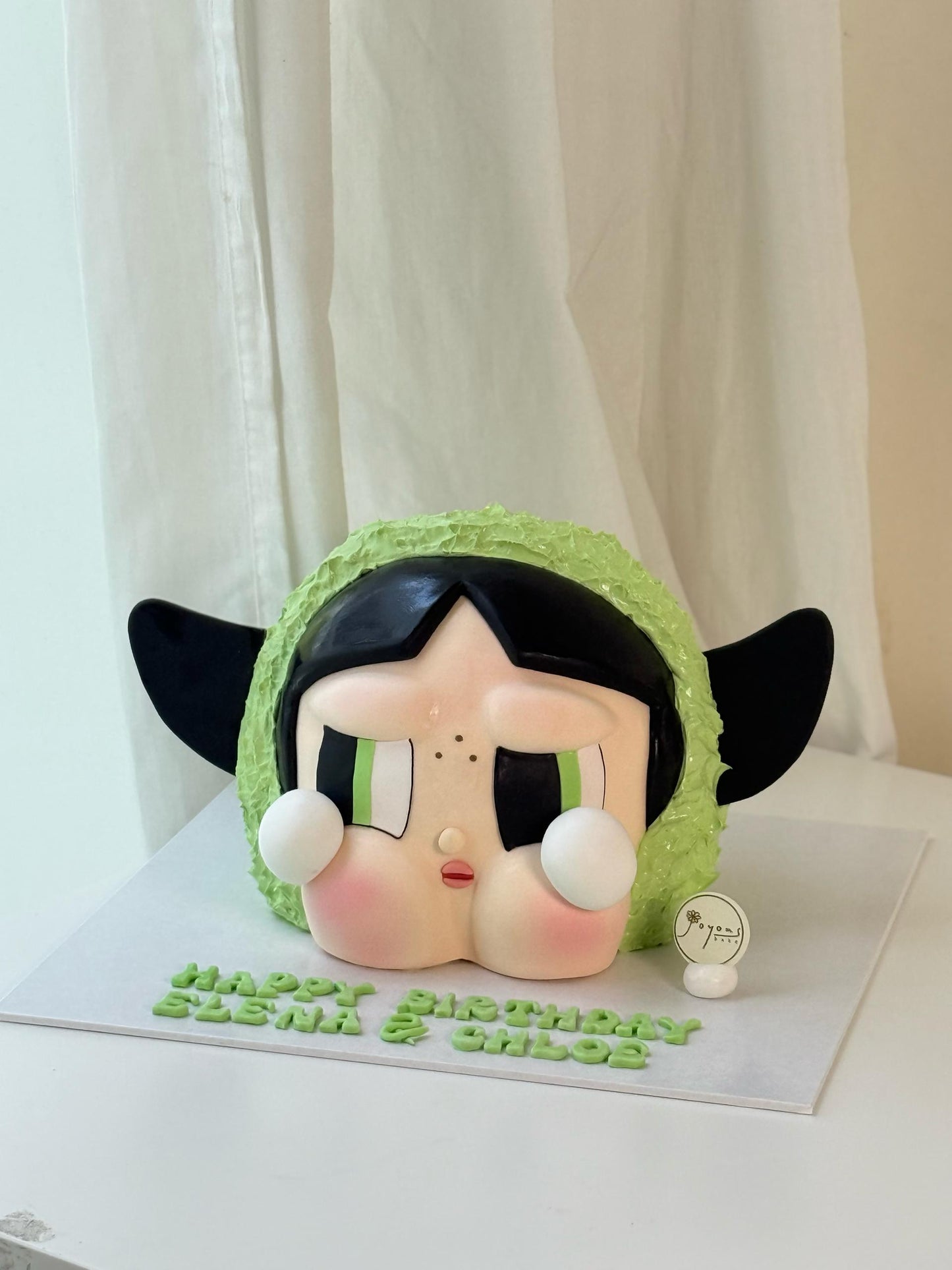 Crybaby x PowerPuff Customized Cake